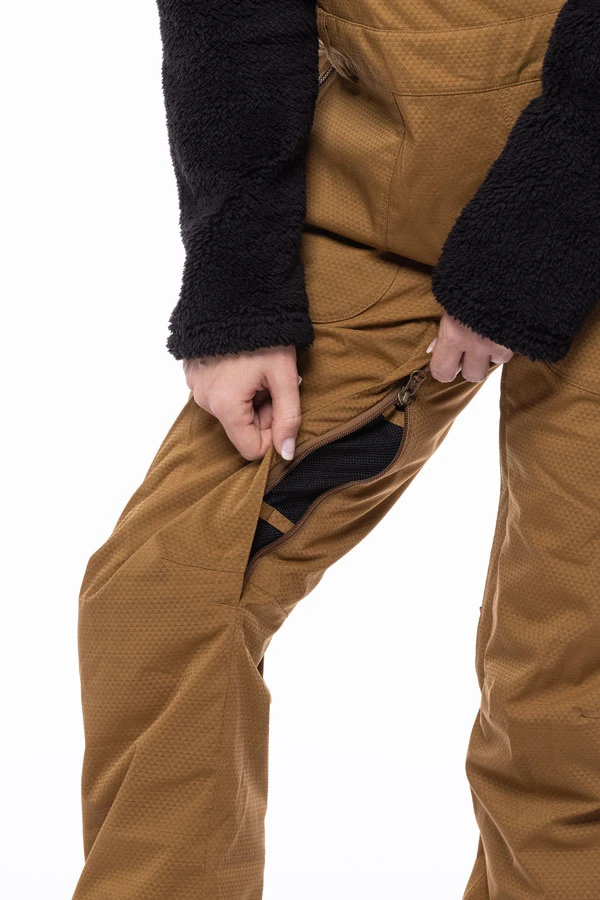 Pantalon Snow 686 Black Magic Insulated Bib Breen Geo Jacquard – Image 3