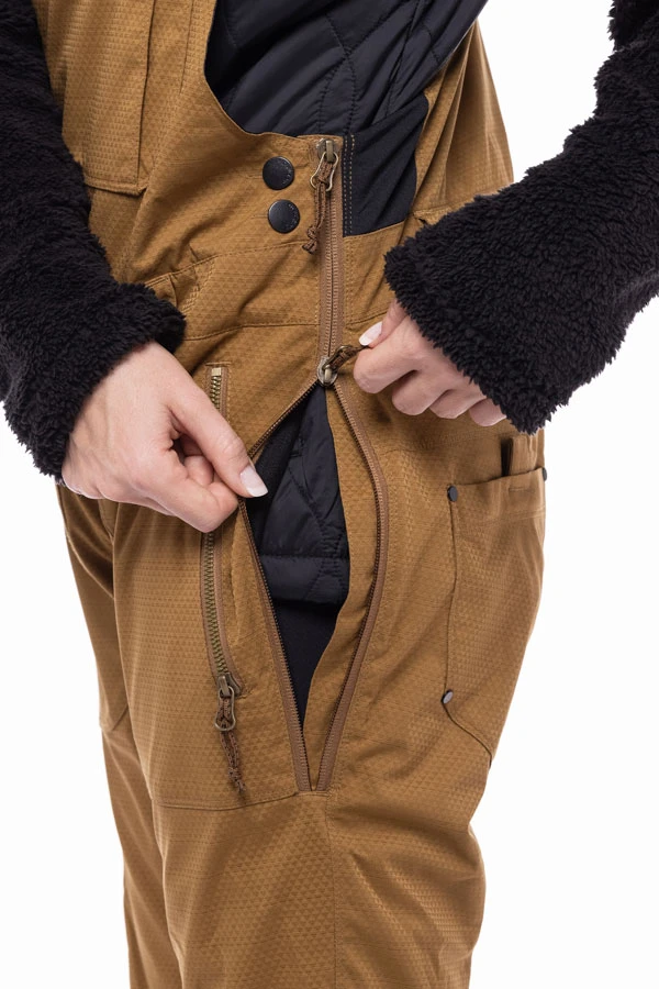 Pantalon Snow 686 Black Magic Insulated Bib Breen Geo Jacquard – Image 4