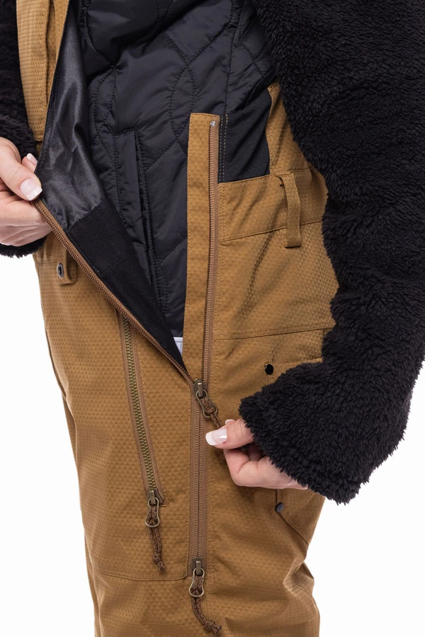 Pantalon Snow 686 Black Magic Insulated Bib Breen Geo Jacquard – Image 5