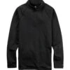 First Layer Homme Burton Heavyweight X 1/4 Zip True Black