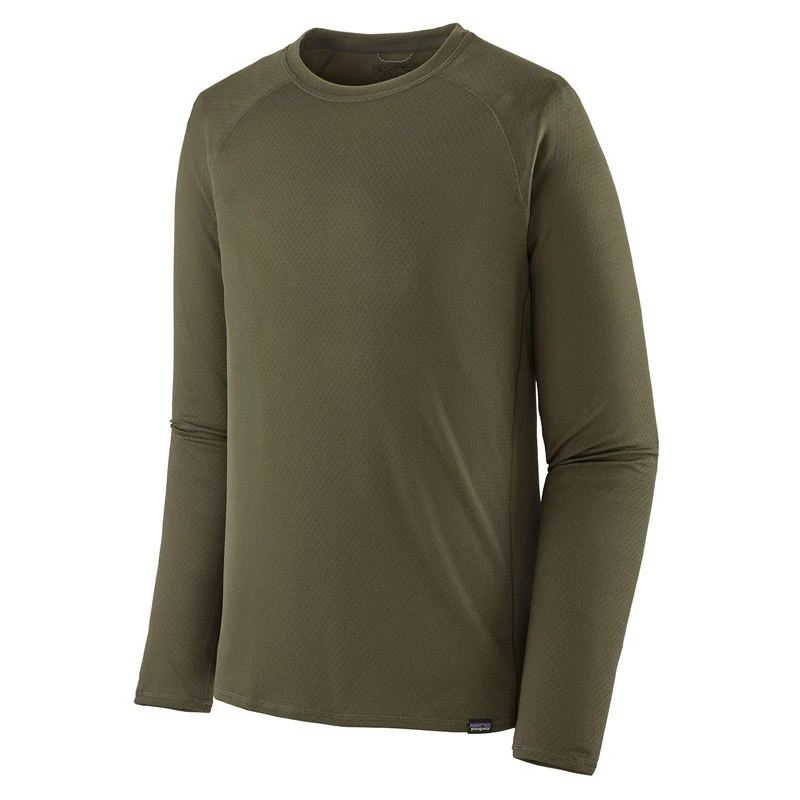 T-shirt Patagonia Men’s Capilene Midweight Crew Basin Green