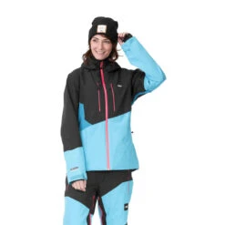 Veste Snow Femme Picture Seen Women Jacket Light Blue